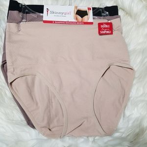 Skinnygirl 3 Shaping Seamless Briefs Double Layer